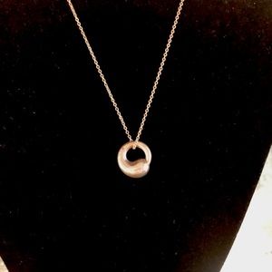 Tiffany & Co Elsa Peretti eternal circle necklace in .925